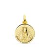 Medalla Virgen de Guadalupe 14 mm Oro Amarillo 18 Quilates