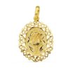 Medalla Virgen del Pilar Cerco 29x21 mm Oro Amarillo 18 Quilates