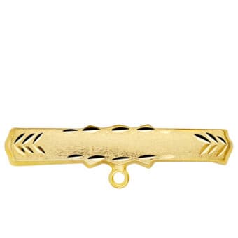 Alfiler Bebé 30 x 6 mm Oro Amarillo 18K Tallas