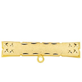 Alfiler Bebé 30 x 6 mm Oro Amarillo 18K Tallas