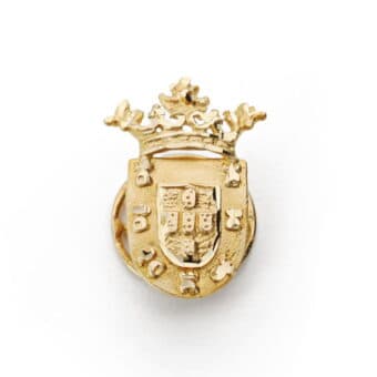 Insignia Ceuta 19 x 13 mm Oro Amarillo 18k Emblema Ojal