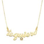 Gargantilla 45 cm Oro Amarillo 18 Quilates "Te Quiero"