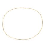 Collar Perla Cultivada 2,5 mm 45 cm Oro Amarillo 18 Quilates