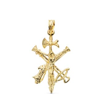 Cruz Cristo Legión 29 x 18 mm Oro Amarillo 18K