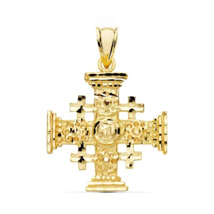 Cruz de Jerusalén 27 x 23 mm Oro Amarillo 18K Mini