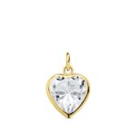 Colgante Corazón 10 x 10 mm Oro Amarillo 18K