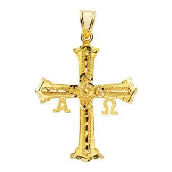 Cruz de Covadonga 39 x 30 mm Oro Amarillo 18K