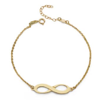 Pulsera Mujer Infinito 19,8 cm en Oro Amarillo 18K