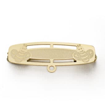 Alfiler Bebé 28 x 8 mm Oro Amarillo 18K con Abeja