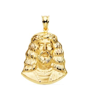 Colgante Cristo de Medinaceli 32 x 25 mm Oro Amarillo 18 Quilates Rostro
