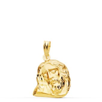 Colgante Cristo 18 x 15 mm Oro Amarillo 18 Quilates Cara