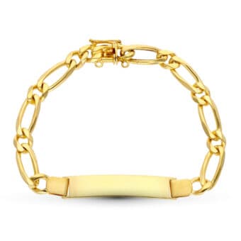 Esclava Hombre 21 cm Tipo Cartier Oro Amarillo 18K Maciza