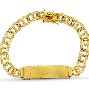 Esclava Hombre 21 cm Tipo Húngara Oro Amarillo 18K