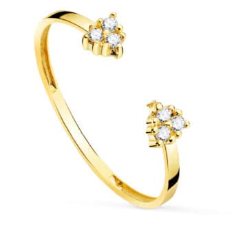 Anillo Diamantes 0,048 ct Oro Amarillo 18K