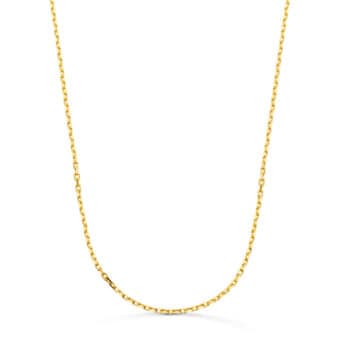 Cadena Forzada Maciza de Oro Amarillo 18K con 60 cm de Largo y 1,9mm de Grosor