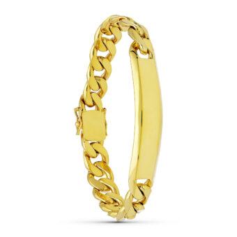 Esclava Hombre Barbada en Oro Amarillo 18K Maciza