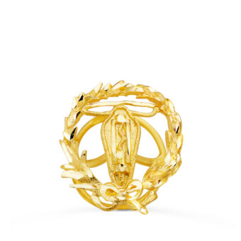 Insignia Ingeniería Electrónica 16 x 14 mm Oro Amarillo 18K Emblema Ojal