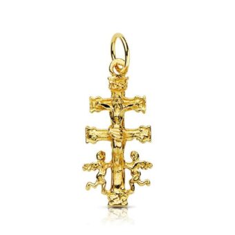 Cruz de Caravaca 24 x 11mm Oro Amarillo 18K
