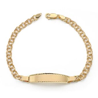 Esclava Comunión 18 cm Tipo Húngara en Oro Amarillo 18 Quilates