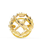 Insignia Filosofía 15 x 15 mm Oro Amarillo 18K Emblema Ojal