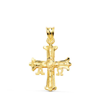 Cruz de Covadonga 26 x 20 mm Oro Amarillo 18K