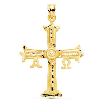 Cruz de Covadonga 35 x 30 mm Oro Amarillo 18K