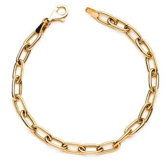 Pulsera 19 cm en Oro Amarillo 18k