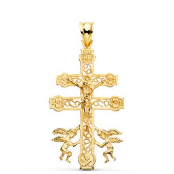 Cruz de Caravaca 40 x 24 mm Oro Amarillo 18K