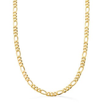 Cadena Hueca tipo Cartier de Oro Amarillo 18K con 4,5 mm Grosor y 60 cm de Largo