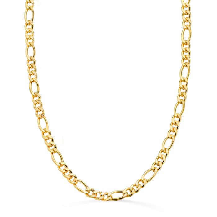 Cadena Cartier Hueca de Oro Amarillo 18K con 60 cm de Largo y 5,5 mm de Grosor - Imagen 1