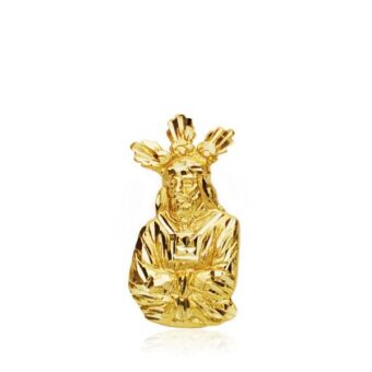 Medalla Silueta Cautivo 19 x 9 mm Oro Amarillo 18 Quilates