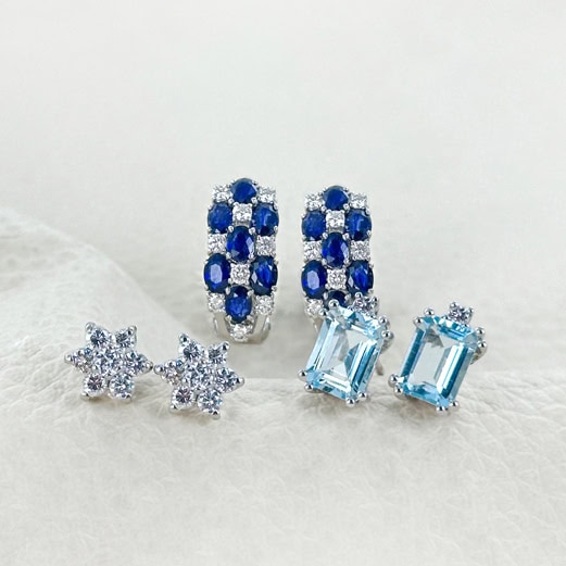 Pendientes Oro Diamantes