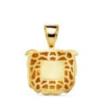 Colgante Bulldog Inglés  27 x 31 mm Oro Amarillo 18 Quilates - Imagen 3