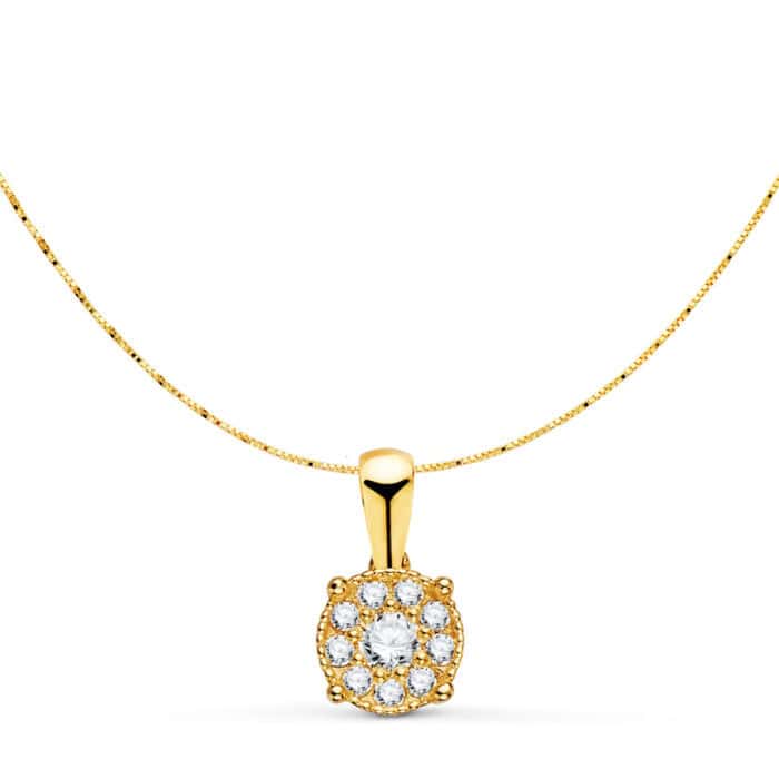 Gargantilla Diamantes 0,182ct Oro Amarillo 18K Cuajo 6,5 mm - Imagen 2