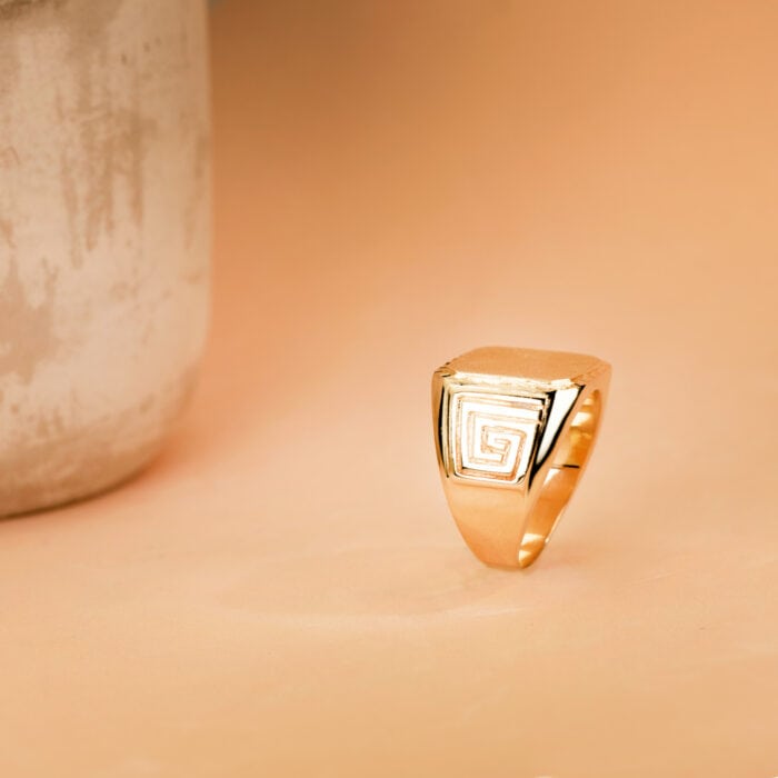 Sello Hombre 18 x 17 mm Oro Amarillo 18K - Imagen 3