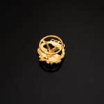 Insignia Ingeniería Naval 17 x 14 mm Oro Amarillo 18K Emblema Ojal - Imagen 3