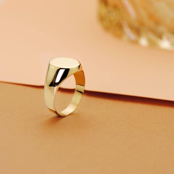 Sello Hombre 13 x 10 mm Oro Amarillo 18K - Imagen 2