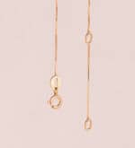 Gargantilla 45 cm Oro Amarillo 18K Esmeralda Oval - Imagen 3