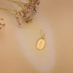 Medalla Virgen Milagrosa 14 x 10 mm Oro Amarillo 18K Escapulario - Imagen 2