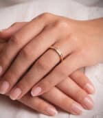 Media Alianza 11 Diamantes 0,150 ct Oro Amarillo 18K - Imagen 2