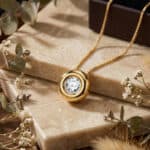 Gargantilla Diamante 0,325 ct. Oro Amarillo 18K Chatón - Imagen 2