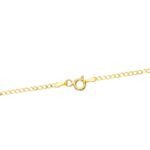 Cadena Barbada Maciza de Oro Amarillo 18K con 1,5 mm Ancho y 50 cm de Largo - Imagen 3
