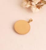 Colgante 25 mm Oro Amarillo 18K Medalla Medusa con Greca - Imagen 3