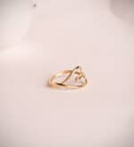 Anillo Corazón 12mm Oro Amarillo 18K Hilo - Imagen 3