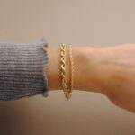 Pulsera 19 cm x 3 mm Oro Amarillo 18K Cordón Salomónico - Imagen 2