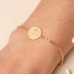 Pulsera 20 cm Largo en Oro Amarillo 18K San Benito - Imagen 2